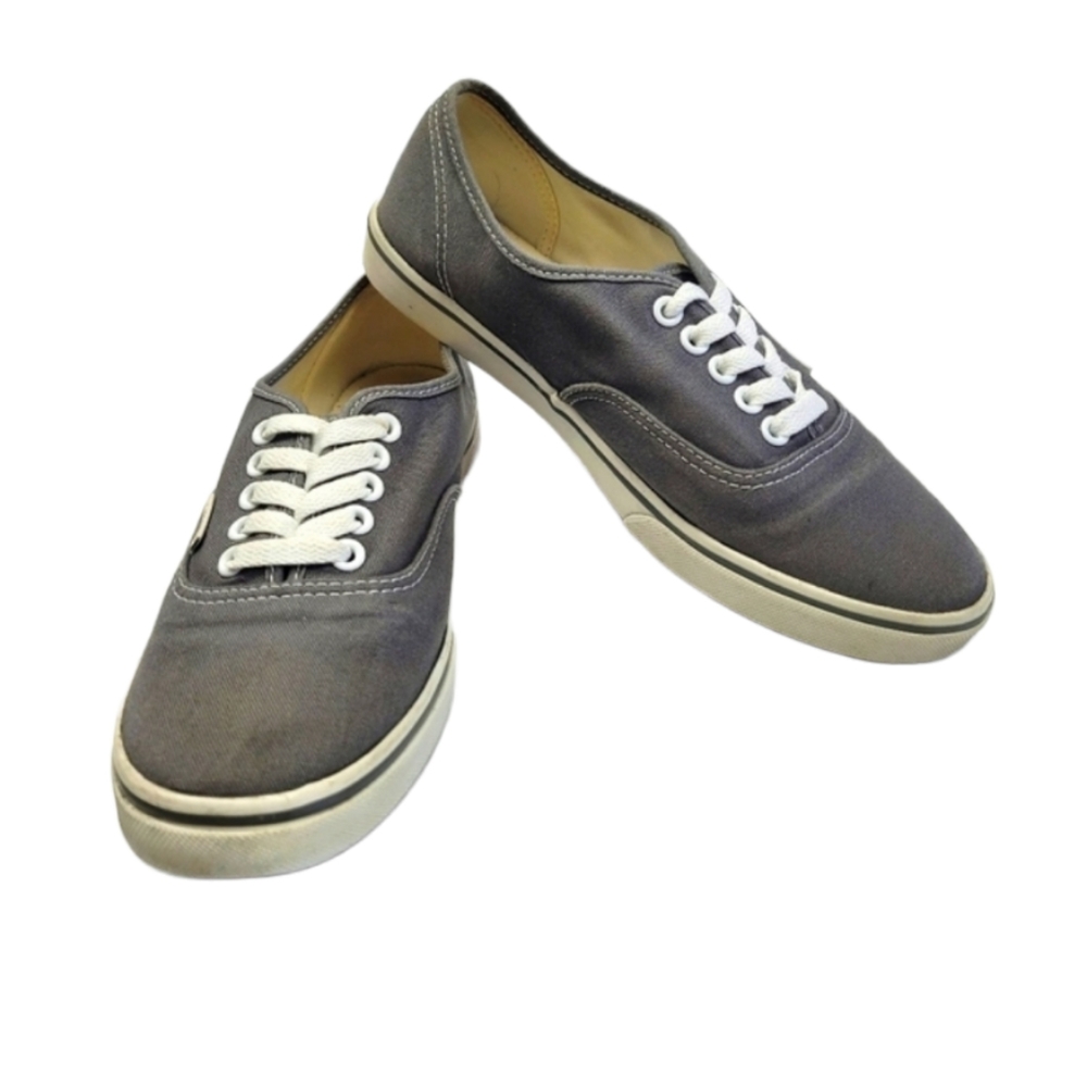 Vans Off the Wall Gray Canvas Sneakers/Shoes Men's 6.5 Women 8